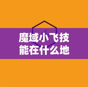 魔域小飞技能在什么地图爆