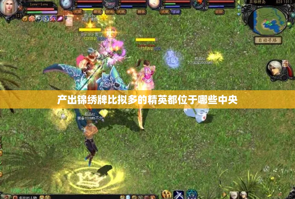 产出锦绣牌比拟多的精英都位于哪些中央
