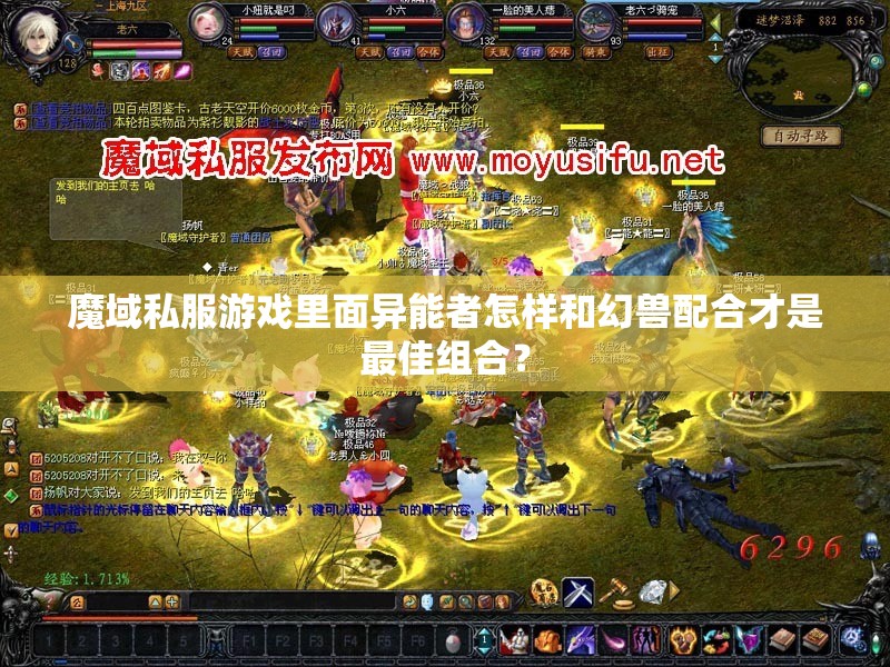 魔域私服游戏里面异能者怎样和幻兽配合才是最佳组合？