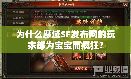 为什么魔域SF发布网的玩家都为宝宝而疯狂？
