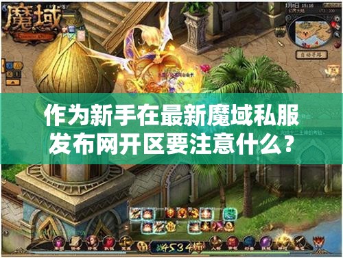 作为新手在最新魔域私服发布网开区要注意什么？