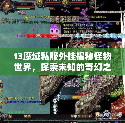 t3魔域私服外挂揭秘怪物世界，探索未知的奇幻之旅