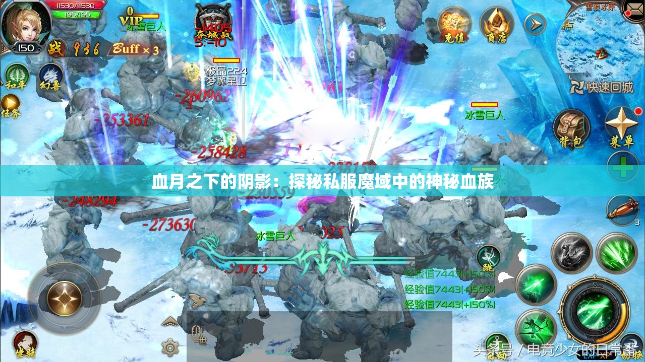 血月之下的阴影：探秘私服魔域中的神秘血族