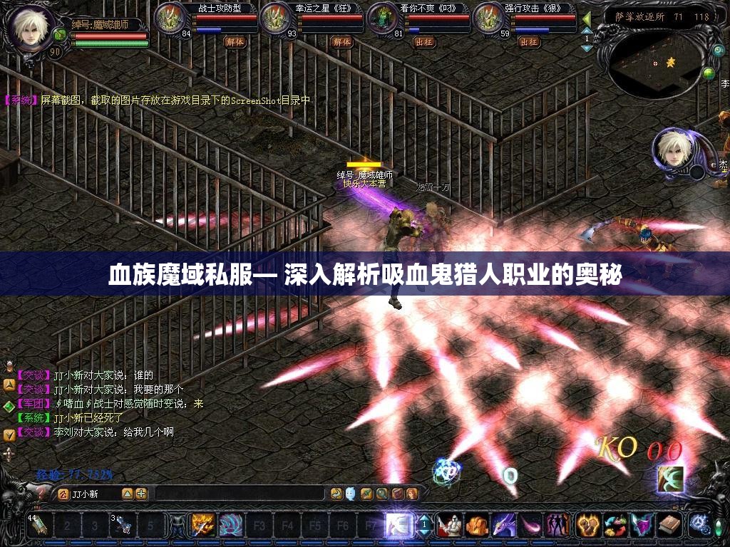 血族魔域私服— 深入解析吸血鬼猎人职业的奥秘