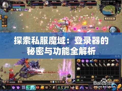 探索私服魔域：登录器的秘密与功能全解析